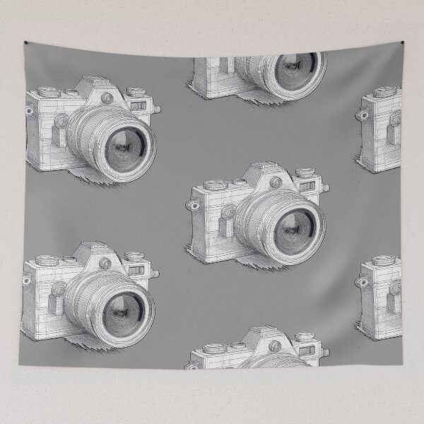 Item preview, Line Drawing, Camera  designed and sold by Darren Wilkes.