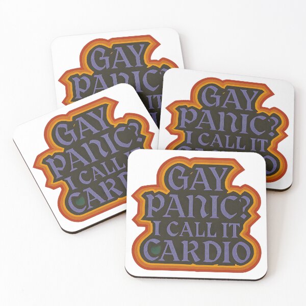 Item preview, Gay Panic? I Call It Cardio – Bold Lettering Art designed and sold by Haus Of Sin.