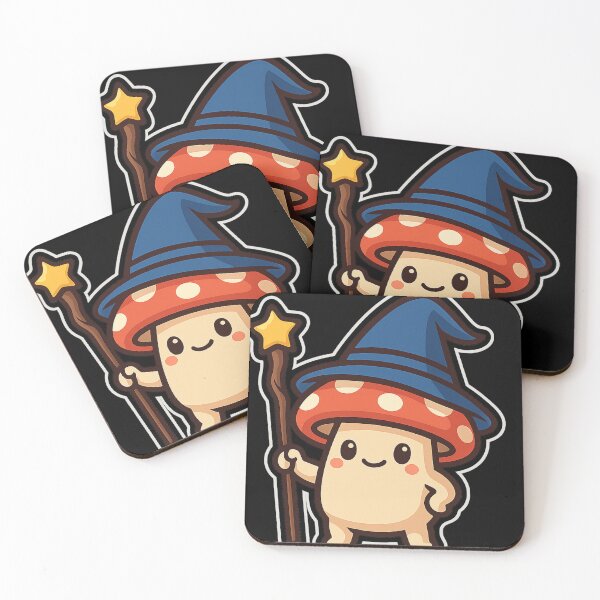 Item preview, Mushroom Wizard – Kawaii Magic Shroom designed and sold by TrashCultSupply.