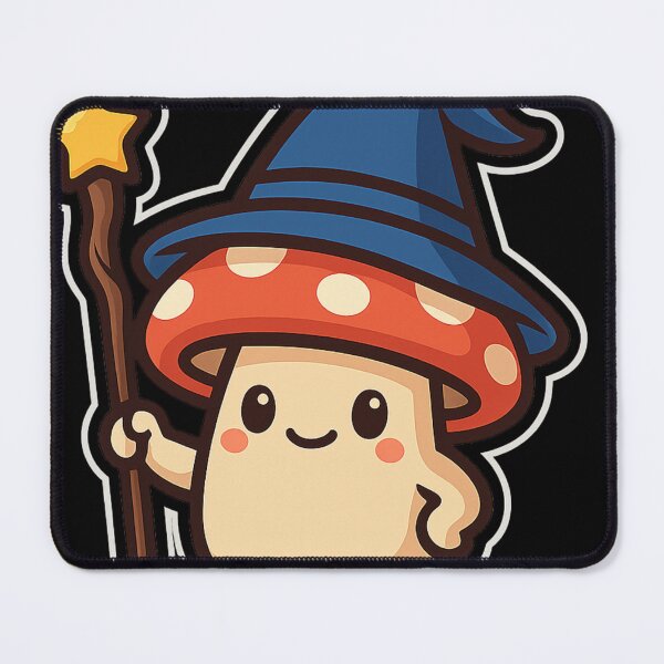 Item preview, Mushroom Wizard – Kawaii Magic Shroom designed and sold by TrashCultSupply.