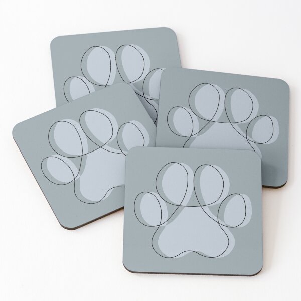 Item preview, Light blue dog paw designed and sold by TrulyRuby.