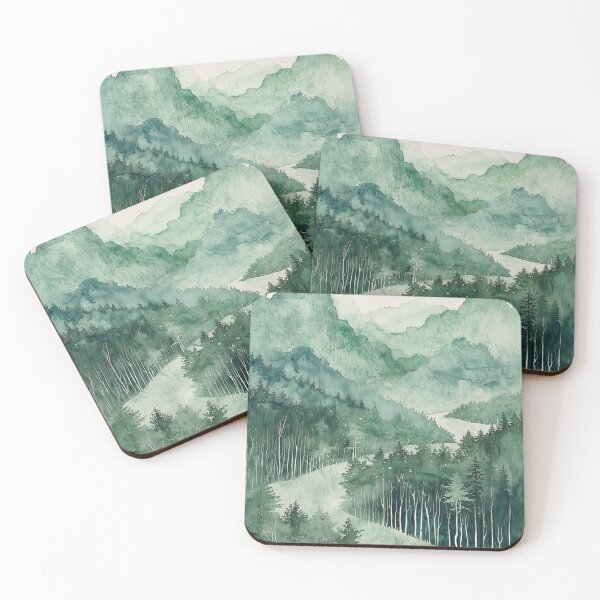 Item preview, tree watercolor painting designed and sold by artsake4.