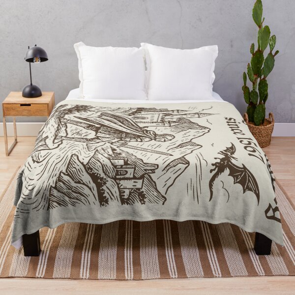 Item preview, Knight vs Dragon – Medieval Castle Scene #brown designed and sold by SteadyRolling.