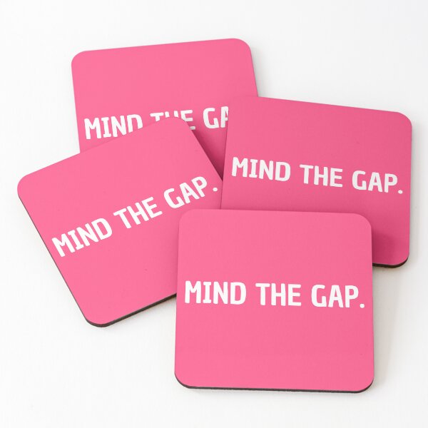 Item preview, Mind the Gap (pink white edition) designed and sold by Doctor Schtrudel.