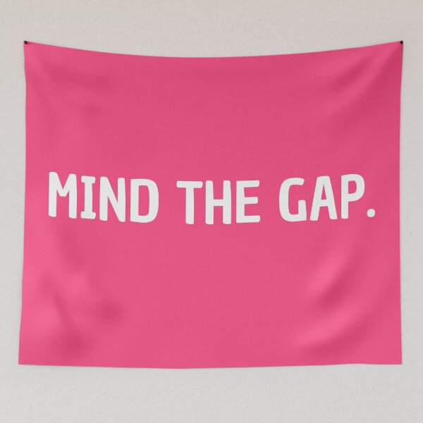 Item preview, Mind the Gap (pink white edition) designed and sold by Doctor Schtrudel.