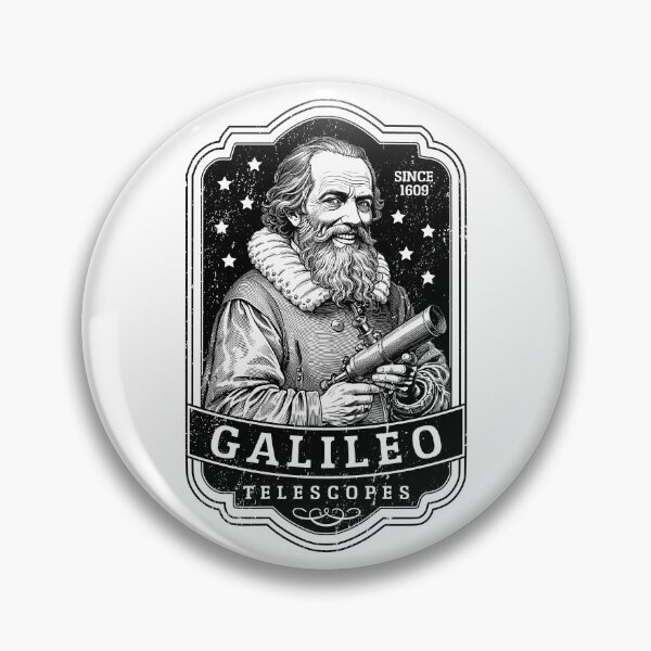 Item preview, Galileo Galilei Telescopes Funny Astronomy Vintage Science designed and sold by GrandeDuc.