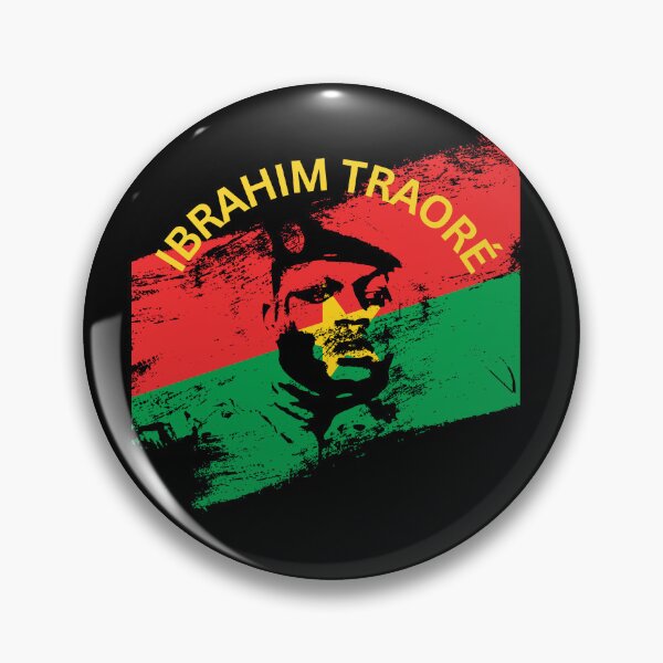 Item preview, Ibrahim Traore Burkina Faso Flag designed and sold by sourceoflife.