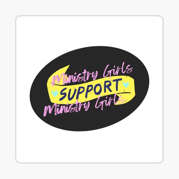 Item preview, Ministry Girls Support Ministry Girls - Pink & Yellow designed and sold by Adventures Amidst Chaos.
