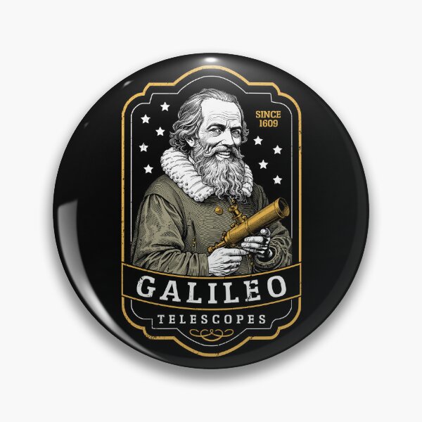Item preview, Galileo Galilei Telescopes Funny Astronomy Vintage Science designed and sold by GrandeDuc.