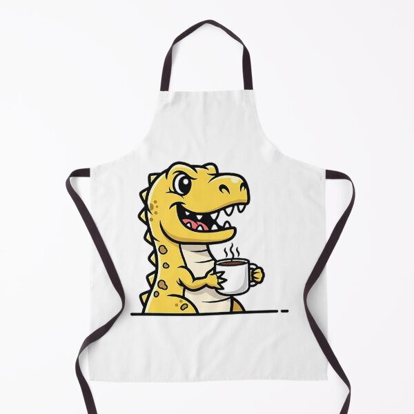 Item preview, Coffee obsessed dinosaur designed and sold by likbatonboot.