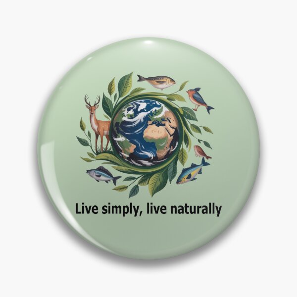 Item preview, Live Simply, Live Naturally designed and sold by WikaKowalczyk.