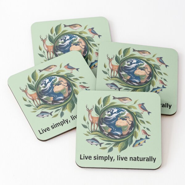 Item preview, Live Simply, Live Naturally designed and sold by WikaKowalczyk.