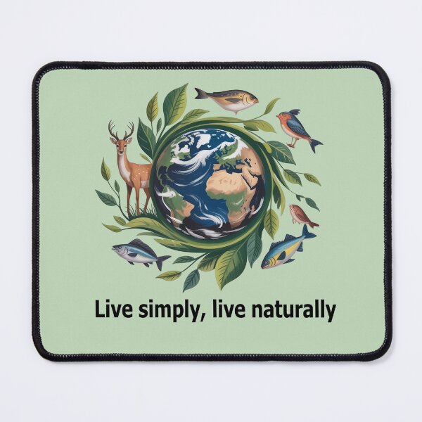 Item preview, Live Simply, Live Naturally designed and sold by WikaKowalczyk.