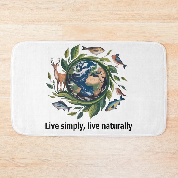 Item preview, Live Simply, Live Naturally designed and sold by WikaKowalczyk.