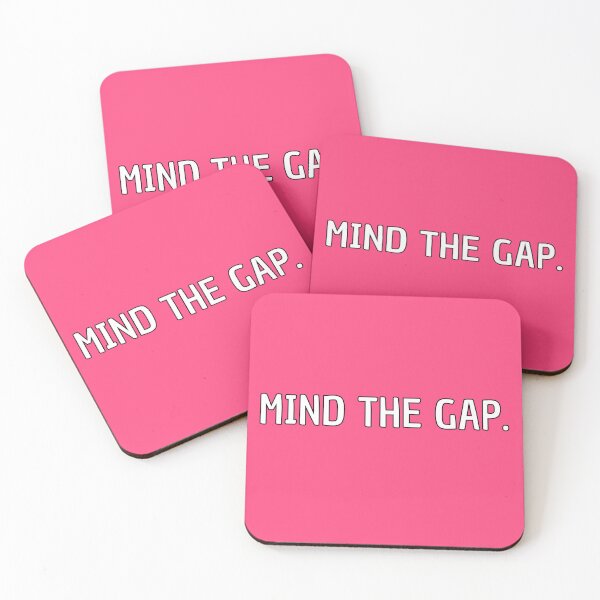 Item preview, Mind the Gap (pink white black stroke edition) designed and sold by Doctor Schtrudel.