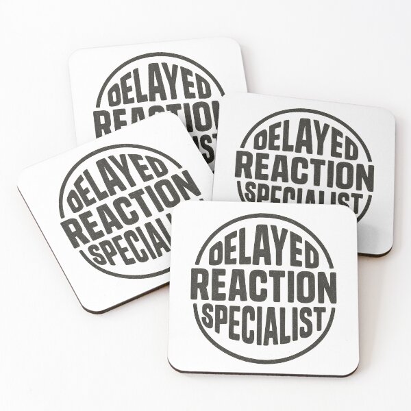 Item preview, Delayed Reaction Specialist – Funny Introvert Humor Typography Design designed and sold by Shoot-The-Moon.