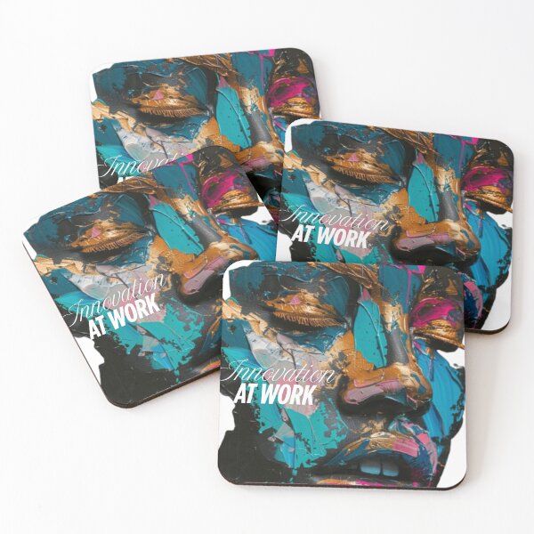 Item preview, Innovation Work – Modern Colorful Face Art for Visionaries designed and sold by TeutaDesings.
