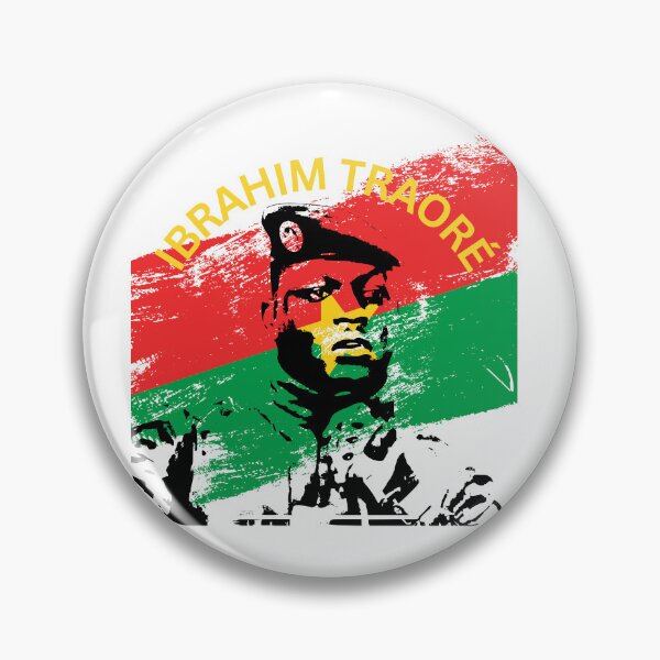 Item preview, Ibrahim Traore Burkina Faso Flag designed and sold by sourceoflife.