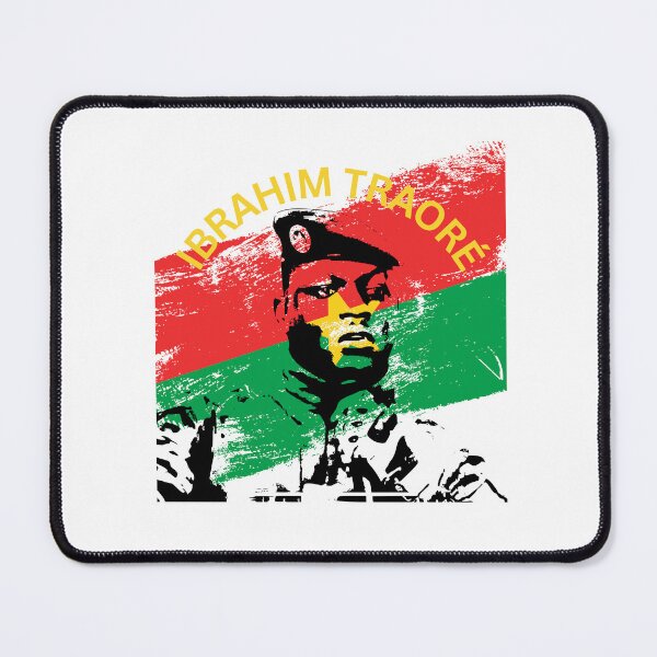 Item preview, Ibrahim Traore Burkina Faso Flag designed and sold by sourceoflife.