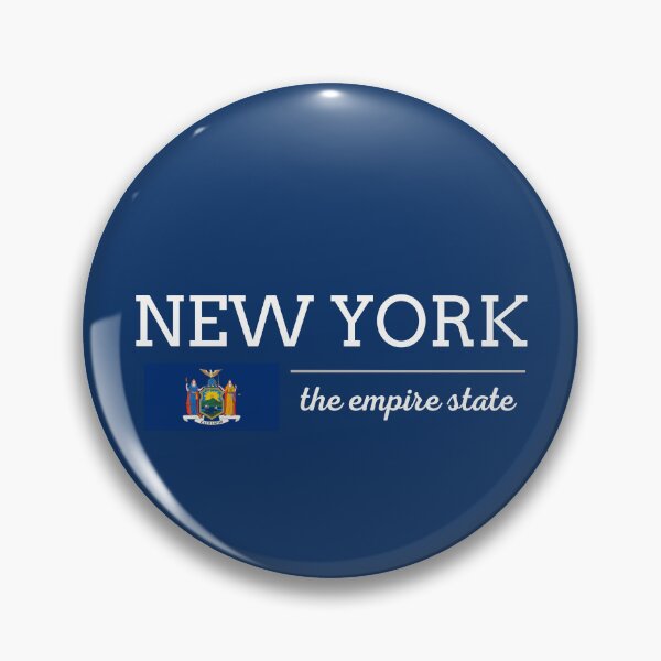 Item preview, NEW YORK State with Flag designed and sold by philevera.