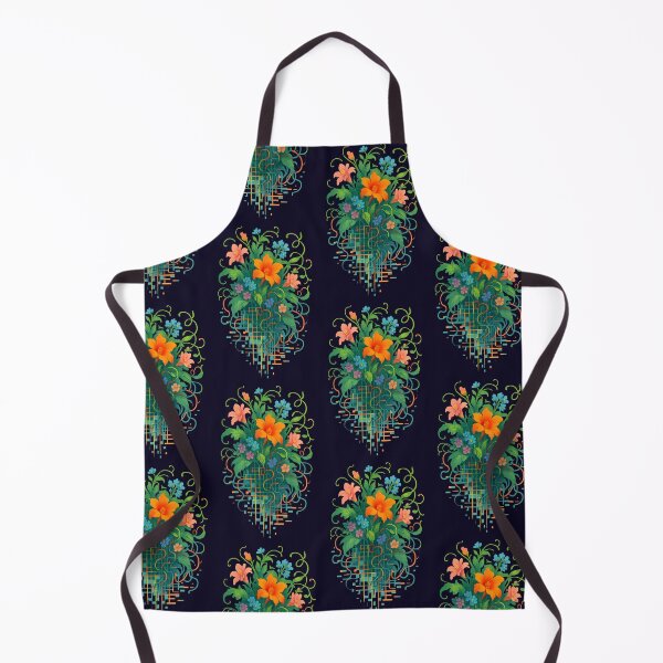 Item preview, Digital Bloom Fusion – Abstract Floral Circuit Art with Neon Vibes designed and sold by Shoot-The-Moon.