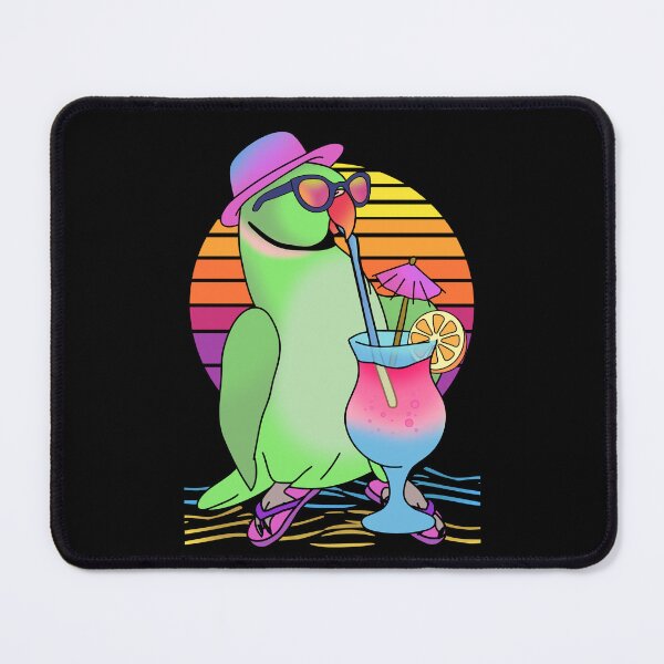 Item preview, Summer Green indian ringneck beach please designed and sold by FandomizedRose.