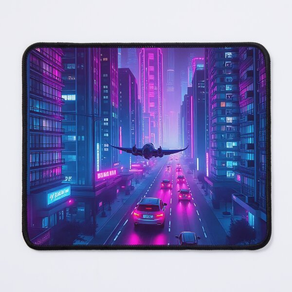Item preview, Cyberpunk city at night designed and sold by Zazeyy.