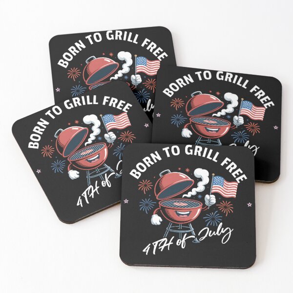 Item preview, Born to Grill Free – Funny Patriotic BBQ Shirt designed and sold by Fragy72.