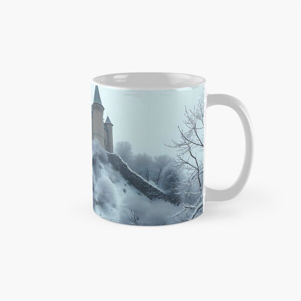 Item preview, Medieval castle in winter designed and sold by Zazeyy.