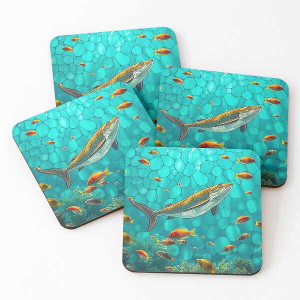 Item preview, Ocean landscape in stained glass style designed and sold by Zazeyy.