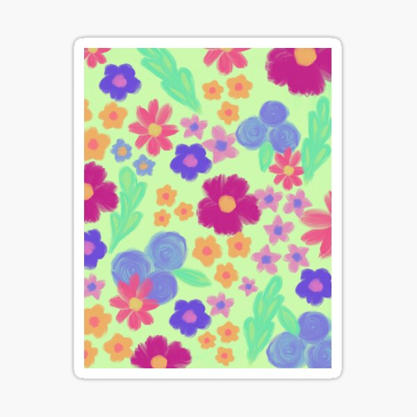 Item preview, Summery flowers designed and sold by Peachanddaisy.