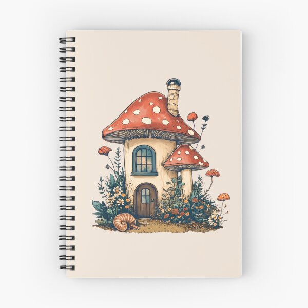 Item preview, Mushroom House & Snail designed and sold by Myra365Art.