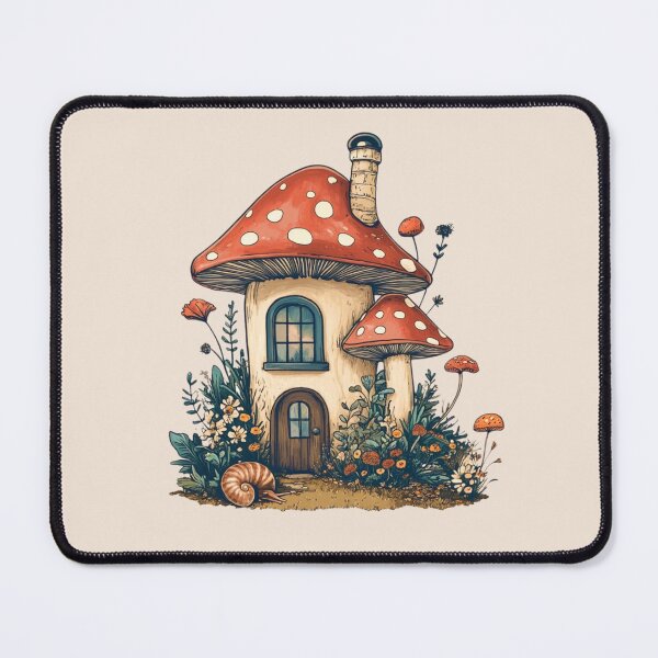 Item preview, Mushroom House & Snail designed and sold by Myra365Art.