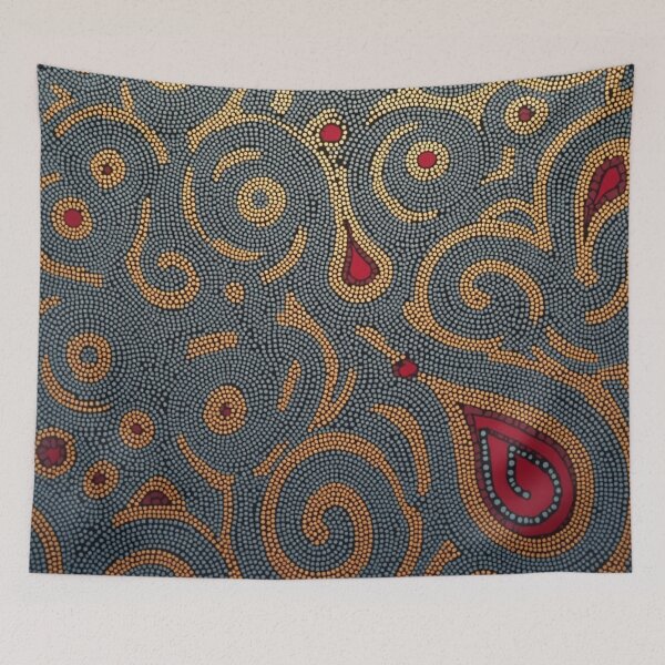 Item preview, Aboriginal Inspired Dot Art - Bloody Sandstorm designed and sold by GrinGalore.