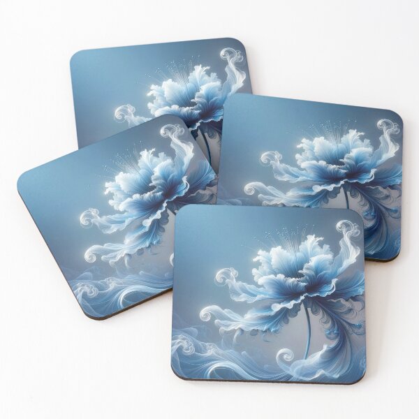Item preview, Fantasy Blue Flower With Energy Motion designed and sold by Maria Dryfhout.