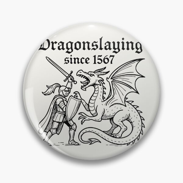 Item preview, Knight vs Dragon – Clash of Steel and Fire designed and sold by SteadyRolling.
