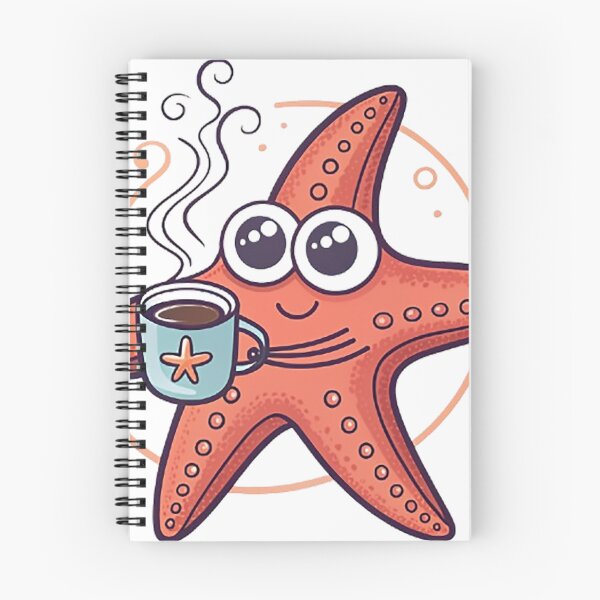 Item preview, Coffee obsessed starfish designed and sold by likbatonboot.