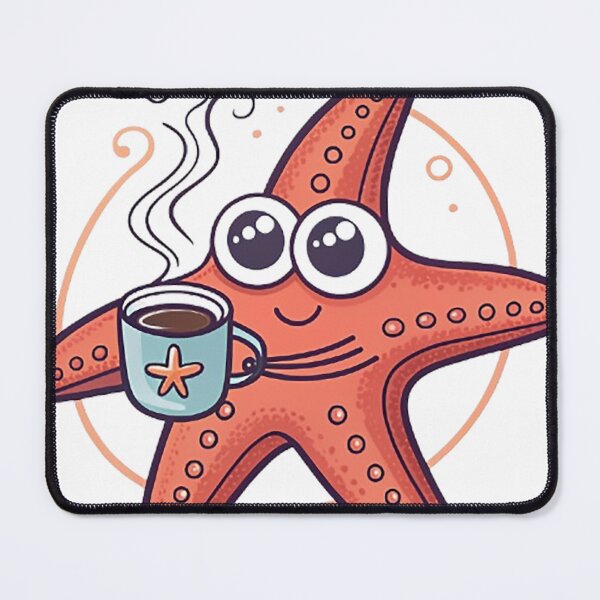 Item preview, Coffee obsessed starfish designed and sold by likbatonboot.