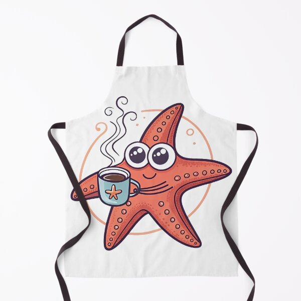 Item preview, Coffee obsessed starfish designed and sold by likbatonboot.