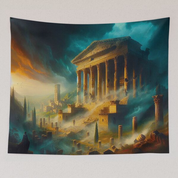Item preview, Wrath of the Gods Silenced the City designed and sold by nikkolaus.
