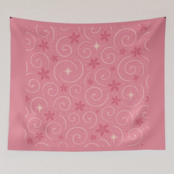 Item preview, Whimsical Pink Swirls and Stars designed and sold by TeeHatch.
