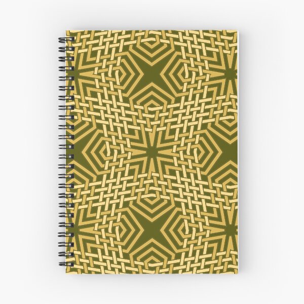 Item preview, Golden Star Pattern in Interlocking Geometry designed and sold by Tarjiart.