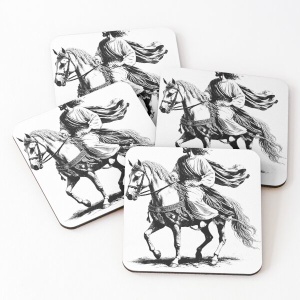 Item preview, Jesus Riding Horse Christian Faith Equestrian designed and sold by Kimberley King Art  King Art.