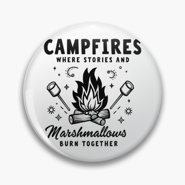 Item preview, Burnt Marshmallows & Campfire Stories – Funny Camping Art designed and sold by GRITMOOD.