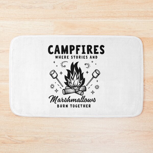Item preview, Burnt Marshmallows & Campfire Stories – Funny Camping Art designed and sold by GRITMOOD.