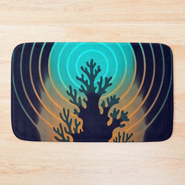 Item preview, Neon Coral Mind – Abstract Coral with Radiating Wave Design designed and sold by Shoot-The-Moon.