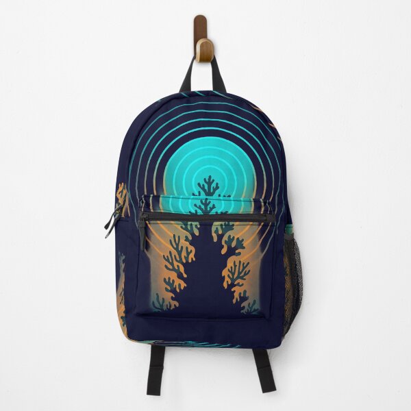 Item preview, Neon Coral Mind – Abstract Coral with Radiating Wave Design designed and sold by Shoot-The-Moon.