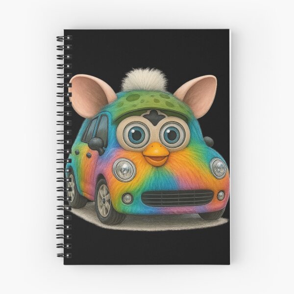 Item preview, Rainbow Furby Car – Realistic Cursed Fuzzmobile designed and sold by TrashCultSupply.