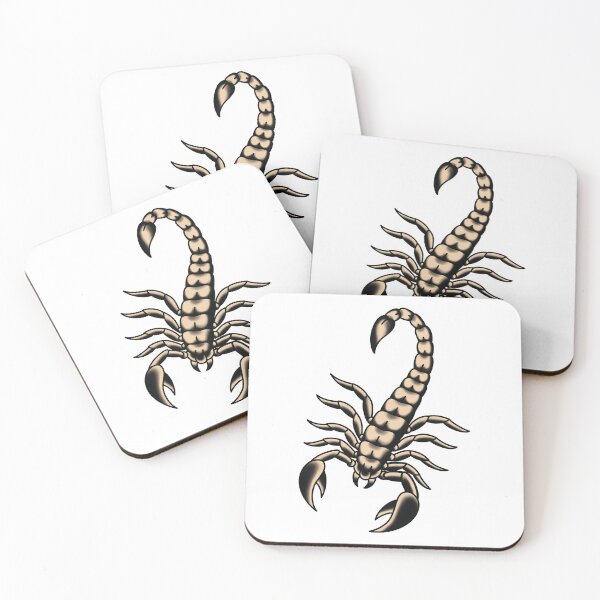 Item preview, Scorpion American Traditional tattoo designed and sold by SevenRelics.