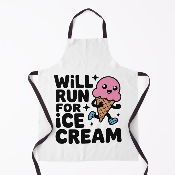 Item preview, Will Run For Ice Cream! Funny Running designed and sold by PMCreative.